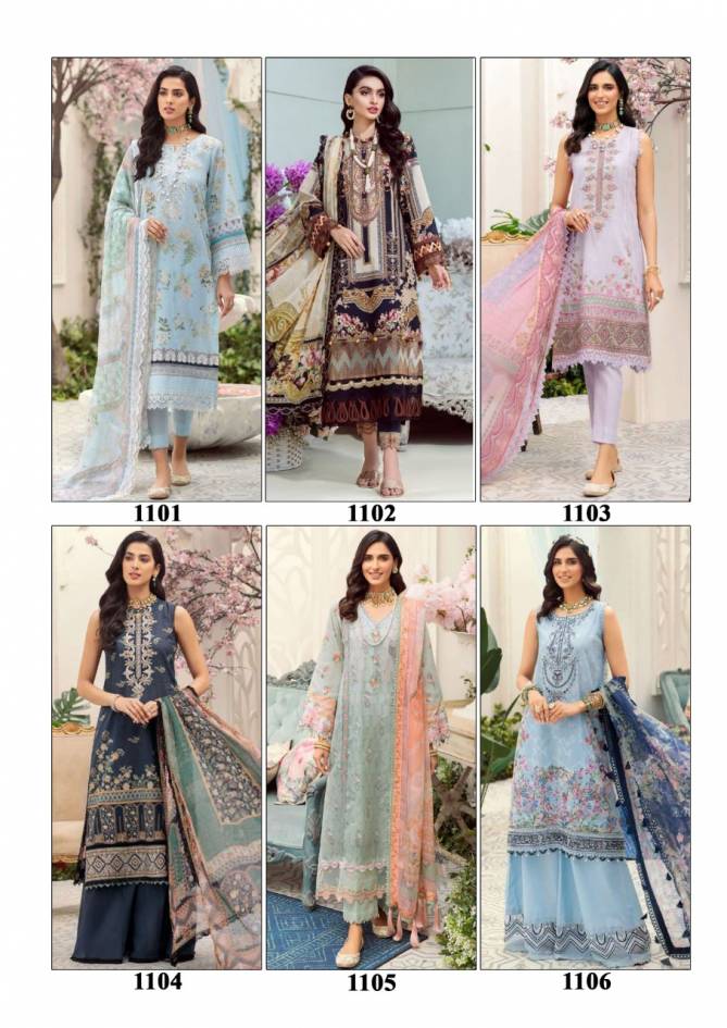 Shai Libas Saadia Asad Noor 4 Festive Wear Cotton Designer Pakistani Salwar Suits Collection